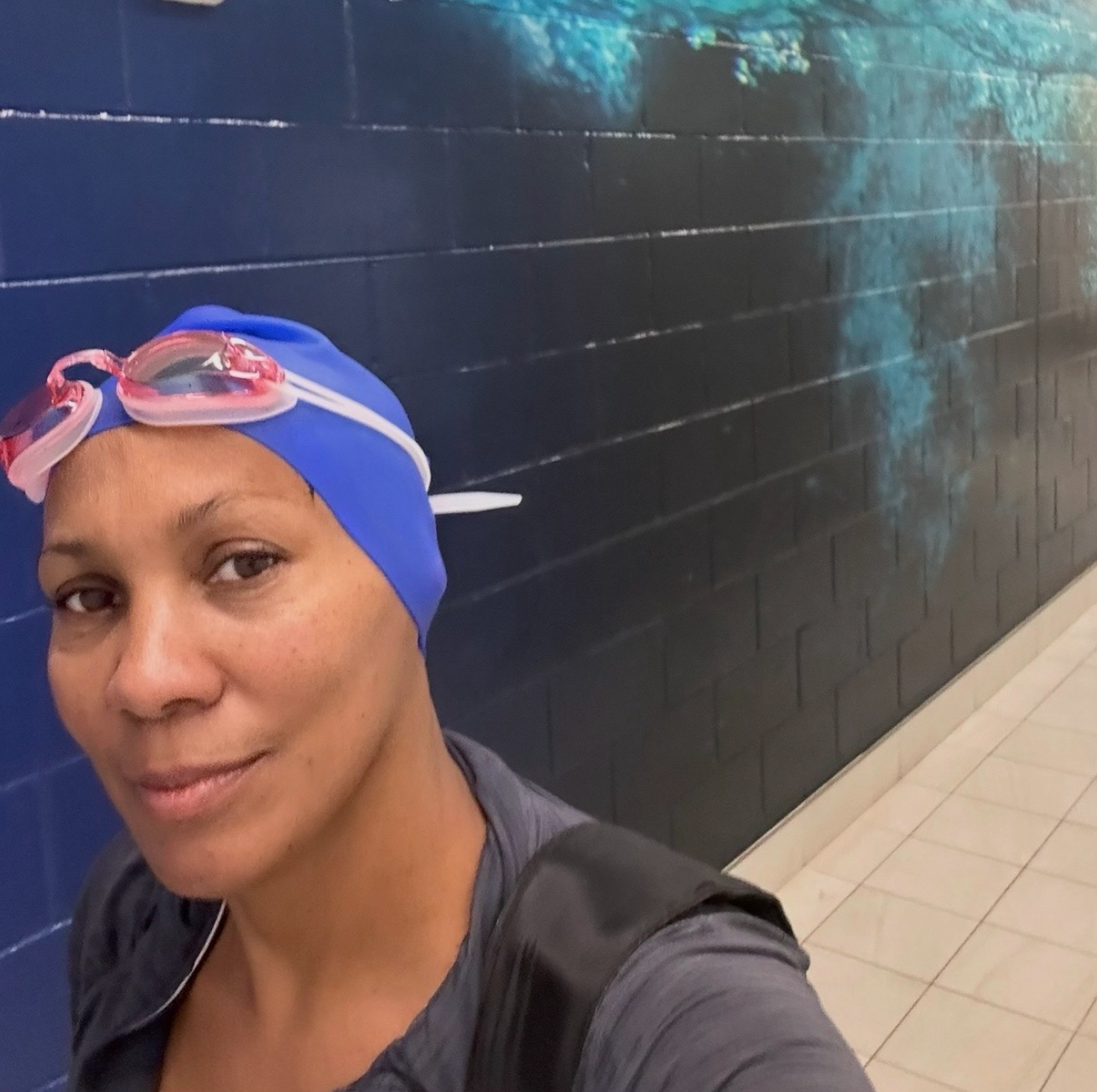 Monique Anderson Walker at the pool — where the journey to Tantallon Heritage Blend™ began